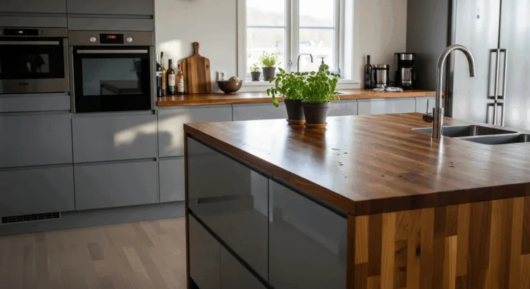 Jaki blat do szarych mebli?